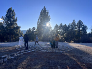 Labyrinth Group Walk BBRC Big Bear Retreat Center