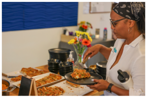 serving food meals at big bear retreat center