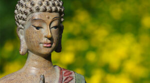 Buddha smiling