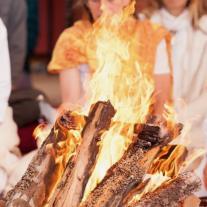 Yajna fire