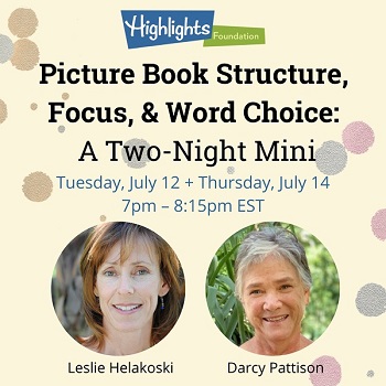 Picture book strucutre, focus and word choice