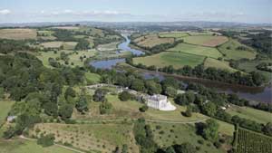 View of the Sharpham Estate