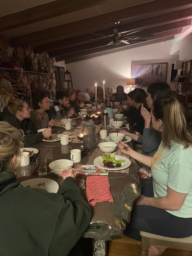 At the Dinner