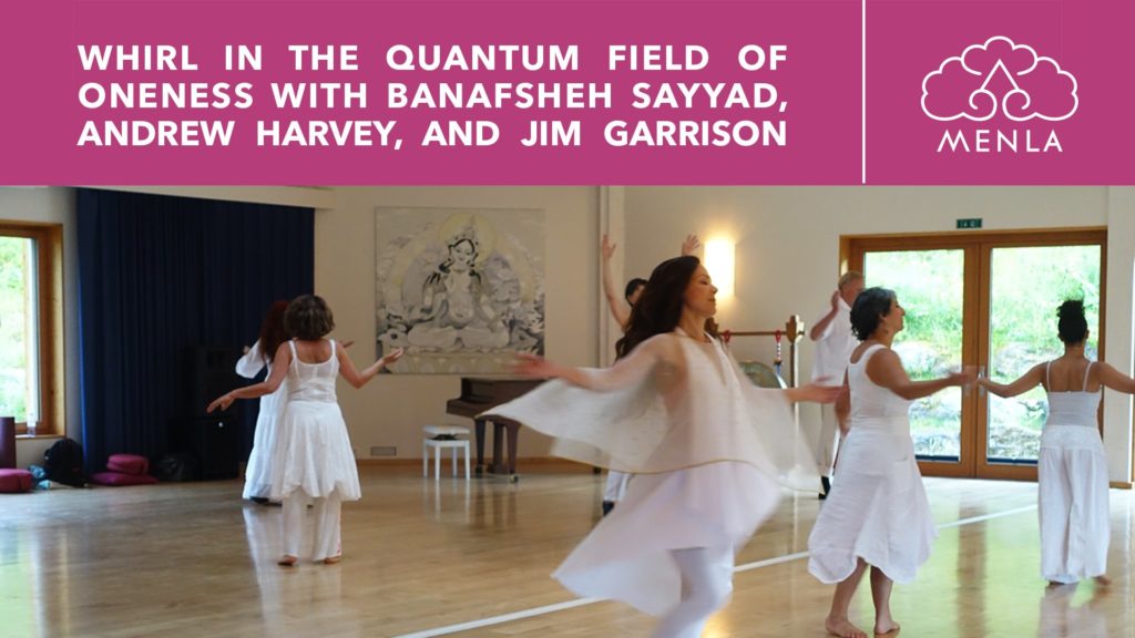 Whirl in the Quantum Field of Oneness with Banafsheh Sayyad, MFA, LAc Andrew Harvey, Jim Garrison, PhD Calen Rayne, DMin, MFA this December 13th - 18th at Menla Retreat and Dewa Spa in Phoenicia, New York!