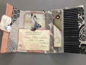 a prayer book featuring a rabbit